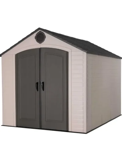 Lifetime 8 ft. x 10 ft. Weatherproof Outdoor Storage Shed