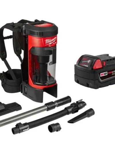 M18 FUEL 1-Gallon 3-in-1 Backpack Vacuum – Brushless Motor, 5.0Ah Battery