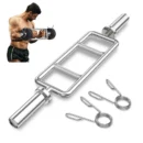Olympic-Style 34″ Triceps Bar – Chrome-Plated, Ergonomic Grip Design
