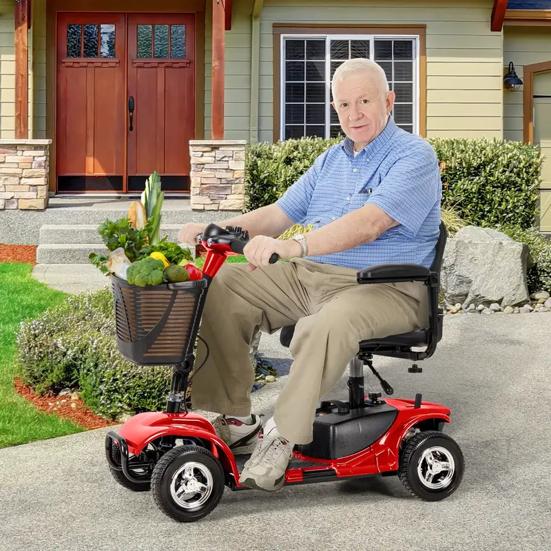 Portable 4-Wheel Scooter – Lightweight, 14-Mile Range (Model A898) - Image 3