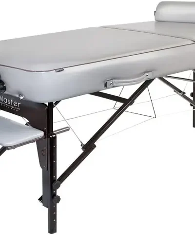 Professional Massage Table Package – 30″ Memory Foam Cushion, Dove Grey
