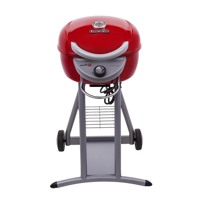 Red Electric Patio Bistro Grill for Outdoor Cooking