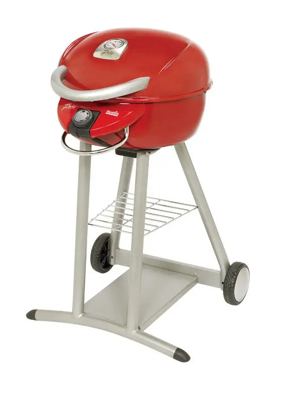 Red Electric Patio Bistro Grill for Outdoor Cooking - Image 2