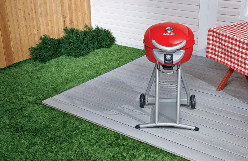 Red Electric Patio Bistro Grill for Outdoor Cooking - Image 3
