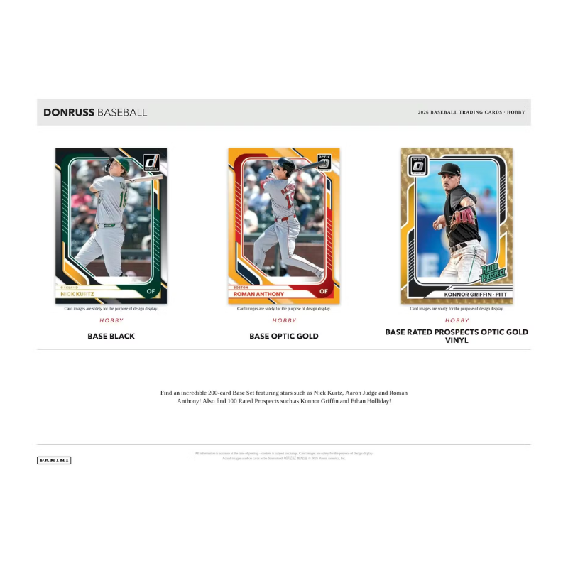 2026 Panini Donruss Baseball Hobby 12 Box Case - Image 5