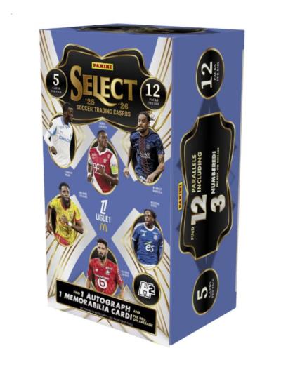 2025/26 Panini Select Ligue 1 Soccer H2 12 Box Case
