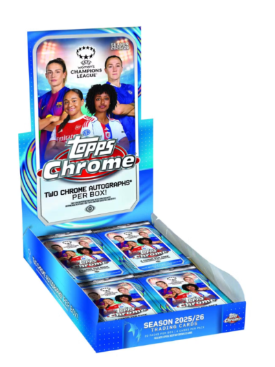 2025/26 Topps Chrome Women’s UEFA Champions League Soccer Hobby Box