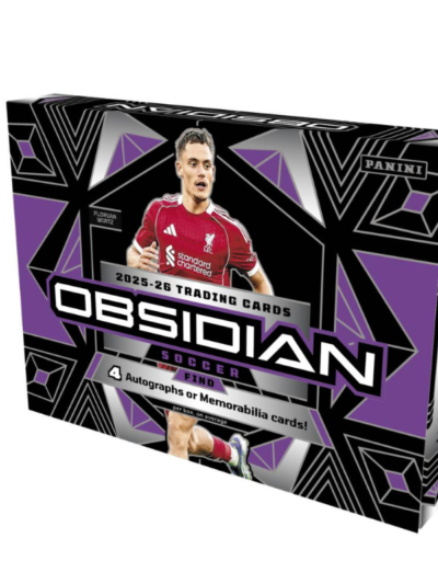 2025/26 Panini Obsidian Soccer Hobby 12 Box Case