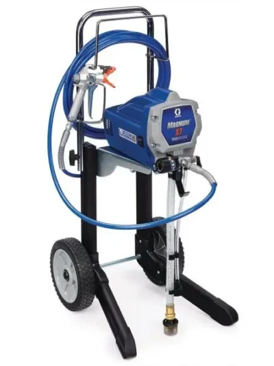 Stand-Mounted Airless Paint Sprayer – High-Volume, Professional Finishing System