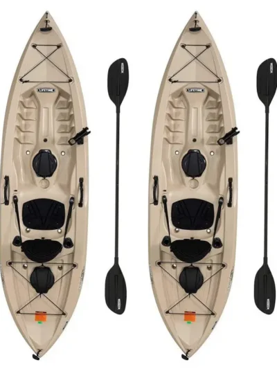 Tandem Fishing Kayak Package – Includes Two Paddles