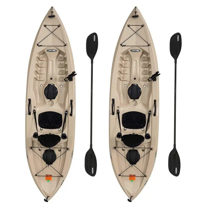 Tandem Fishing Kayak Package – Includes Two Paddles