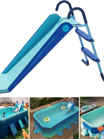 Universal Inflatable Pool Slide for Backyard Play – Summer Water Fun for Kids and Adults