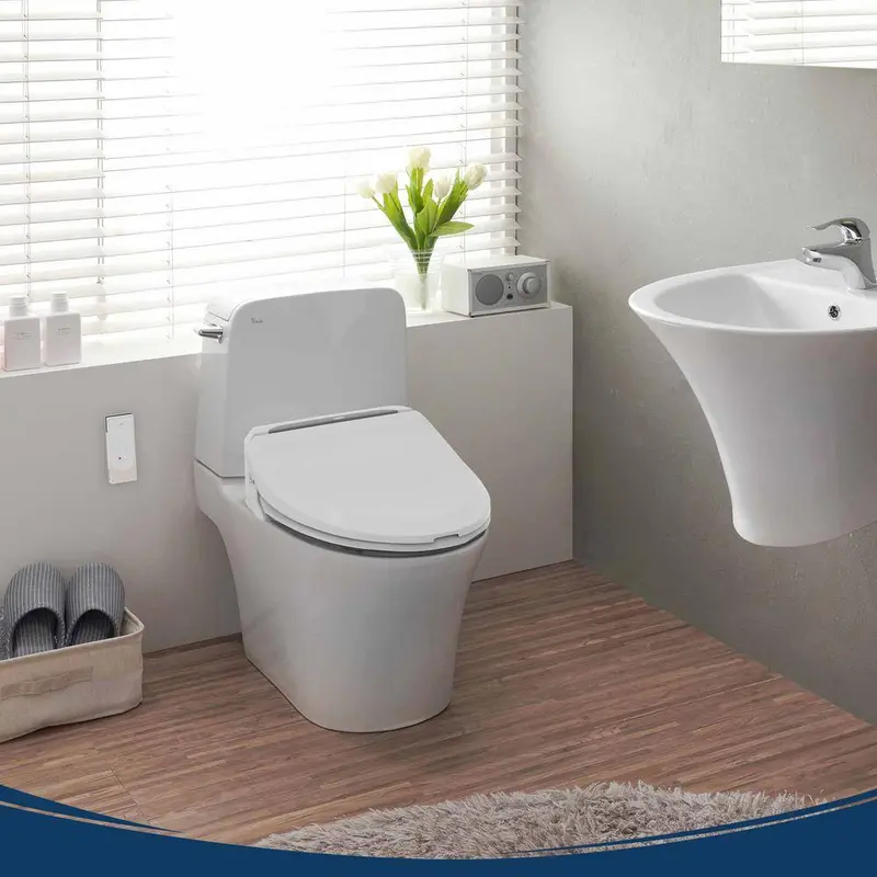 USPA Luxury Electric Bidet Seat – White, Designed for Elongated Toilets - Image 2