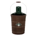 White Mountain 6-Quart Electric Ice Cream Maker — Green and Brown Design