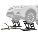 Widow Hydraulic Car Lift with Integrated Ramp — 3,000 lb. Dual-Post Capacity